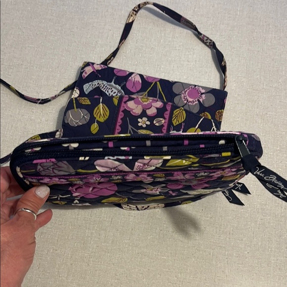 Vera Bradley Purple and Pink Quilted Crossbody Bags - Picture 14 of 17